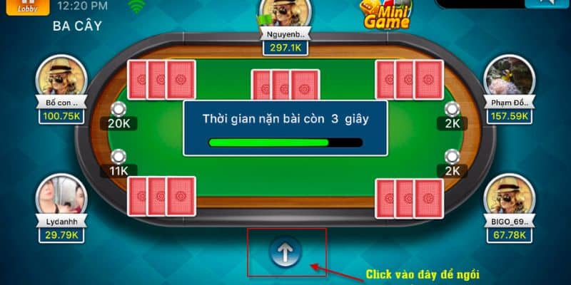 Hướng dẫn cách chơi game bài 3c trên máy tính